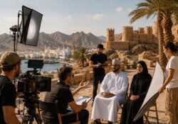 Équipe de tournage et casting en Oman